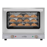 19 in. Countertop Convection Oven for Quarter-Size Pans with 3 Racks 1440W of Power in Stainless-Steel, 0.8 cu. ft. (KM-CTCO-08)